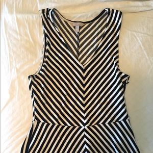 Banana republic cotton peplum top size 6